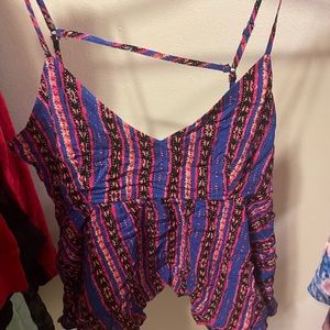 Multi colored tank top